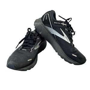 Brooks Ghost 13 GTX Running Shoes Black Silver Womens 7.5 Waterproof Gore-Tex‎